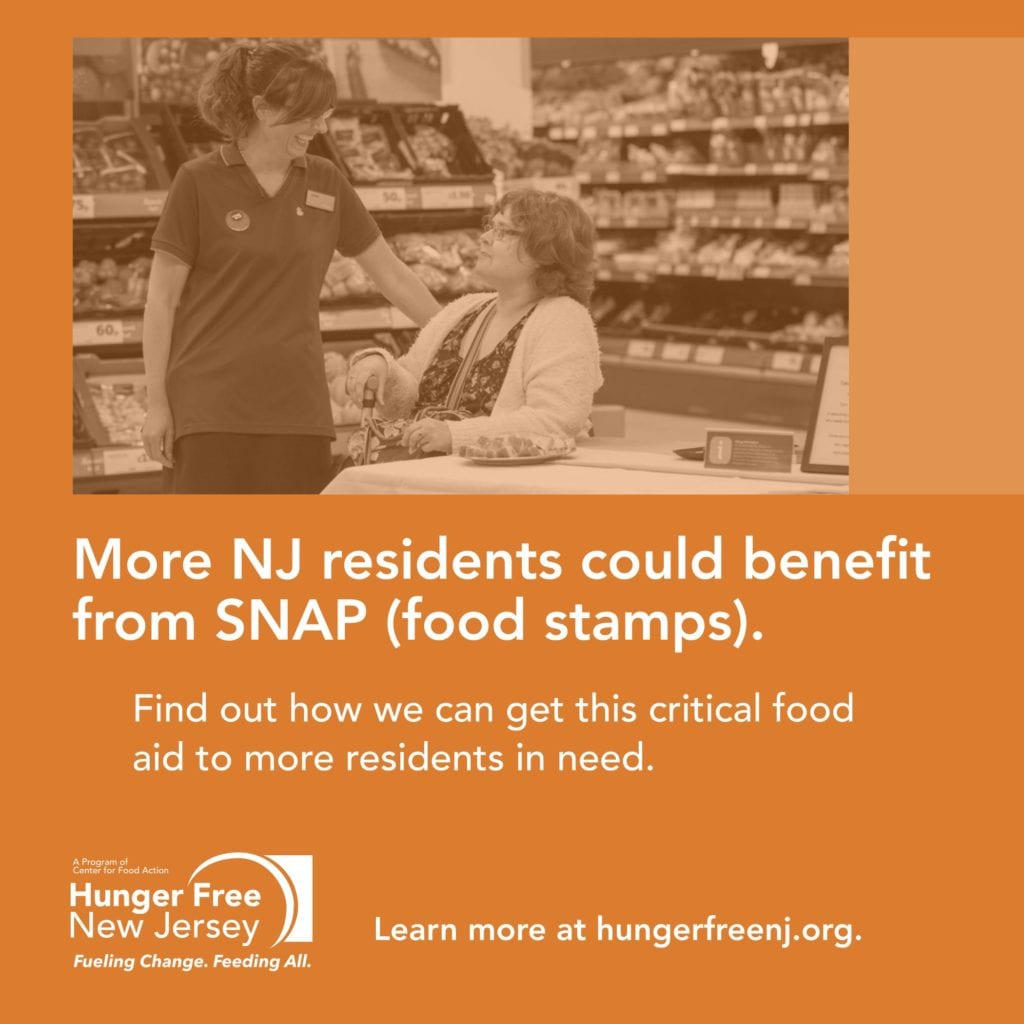 More NJ residents could benefit from SNAP Hunger Free NJ